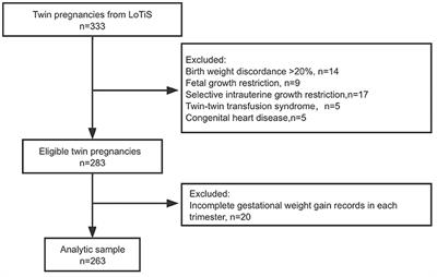 Impact of maternal gestational weight gain in twin pregnancies on early childhood obesity risk: A longitudinal birth cohort study